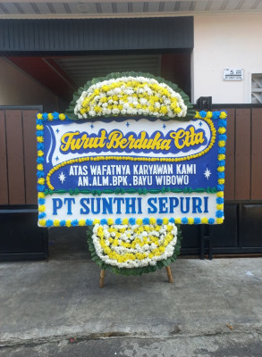 Papan Bunga Duka di Sukaratu