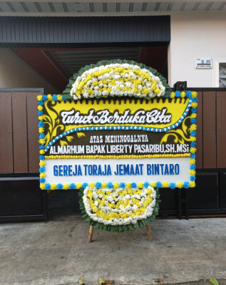 Papan Bunga Duka di Sukaratu